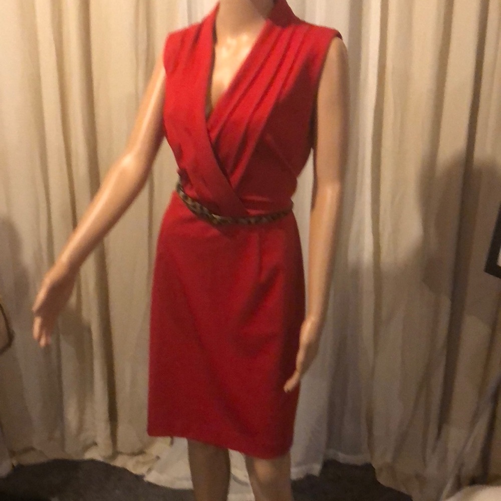 Red dress, gently used soft fabric
